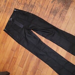 Faux leather flared black pants (Disturbia)